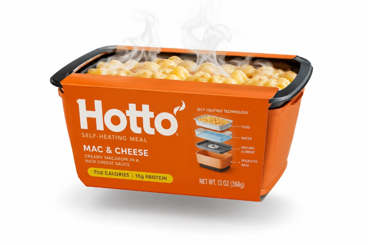 Hotto Mac & Cheese Self-Heating Meal